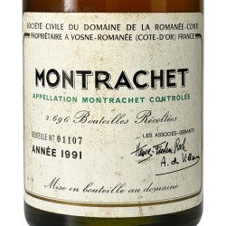 Domaine De La Romanee-Conti Montrachet Grand Cru 1991, Cote de Beaune 750ml